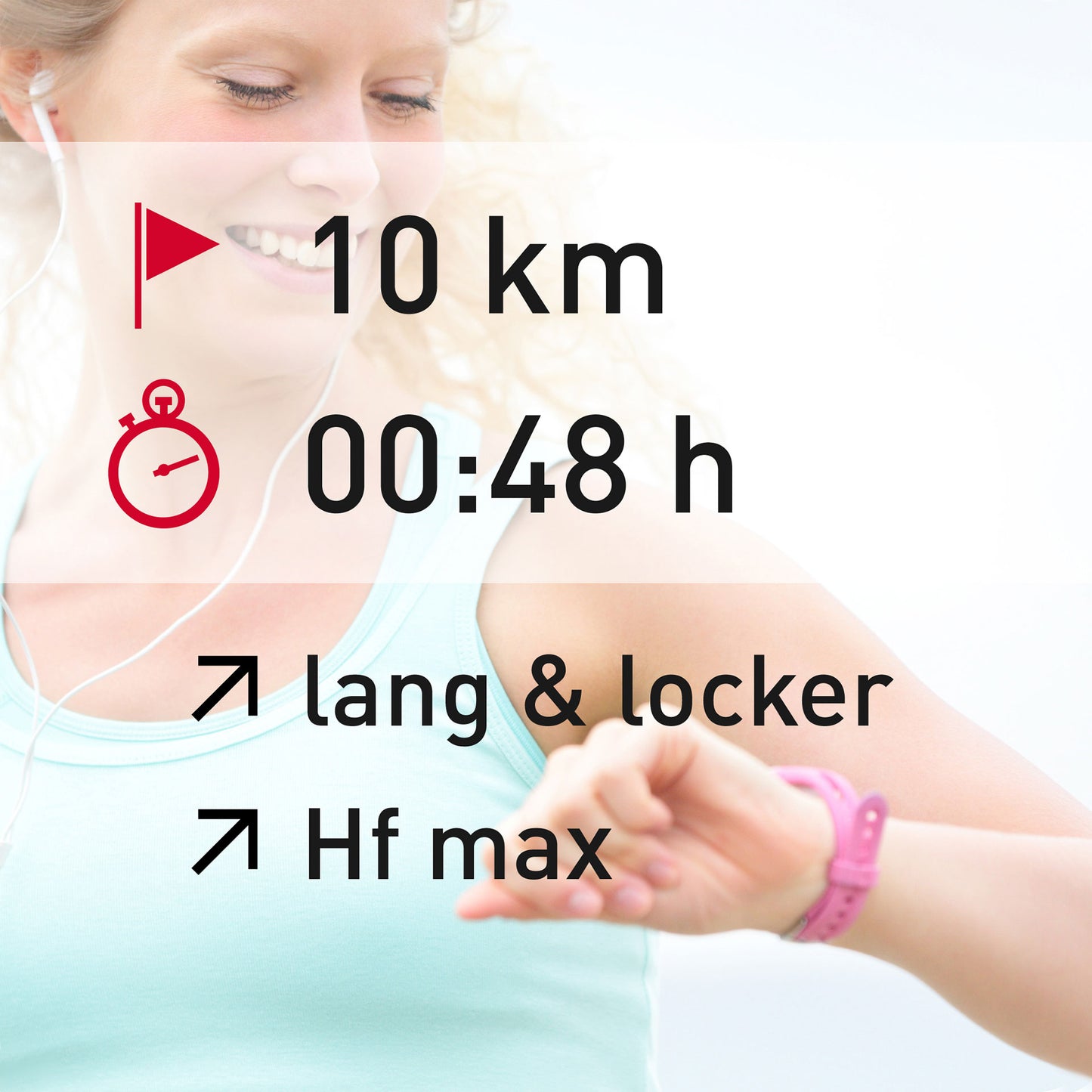 TRAININGSPLAN: 10 km | Distance | Puls (%HFmax)