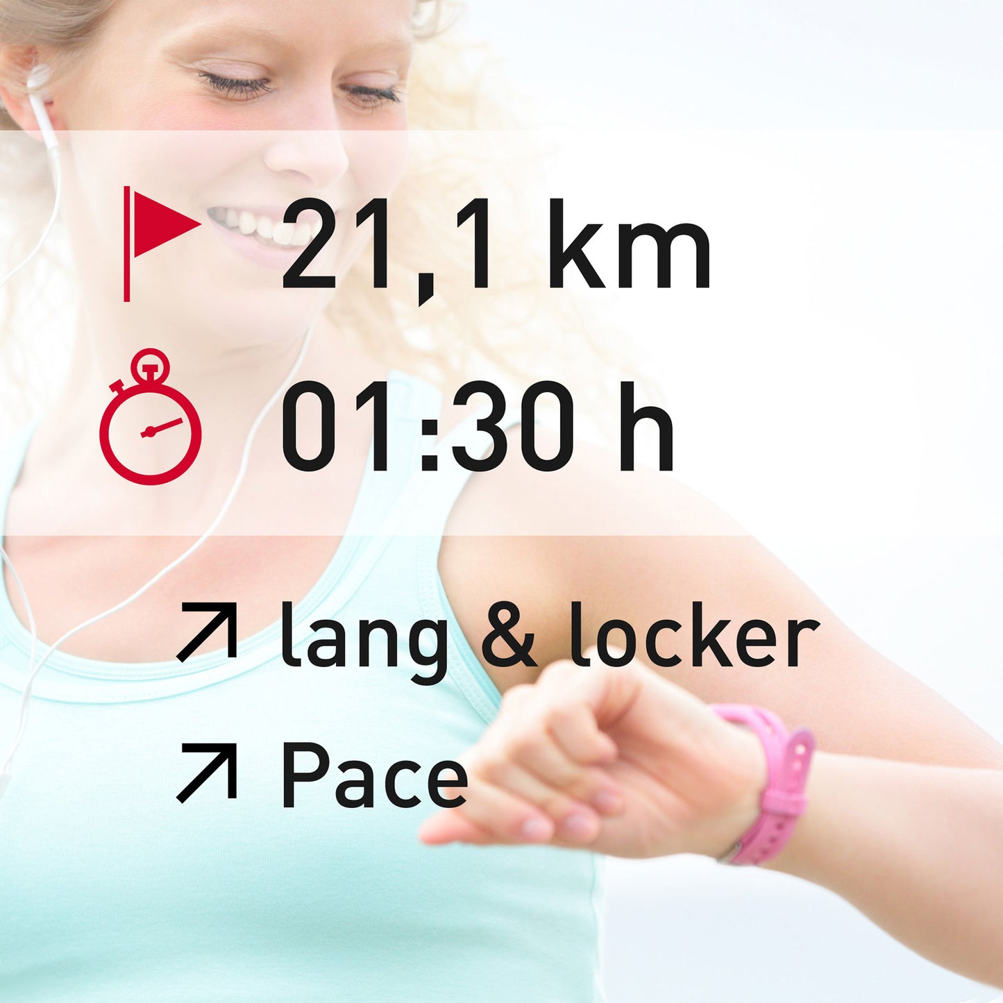 TRAININGSPLAN: 21,1 km | Distance | Pace