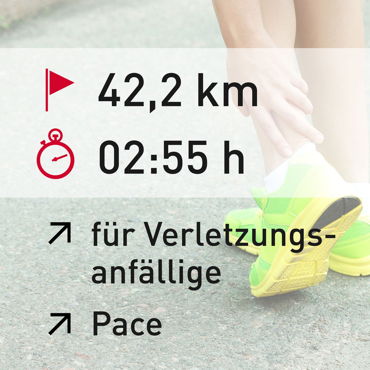 TRAININGSPLAN: 42,2 km | Verletzungsanfällige Läufer | Pace