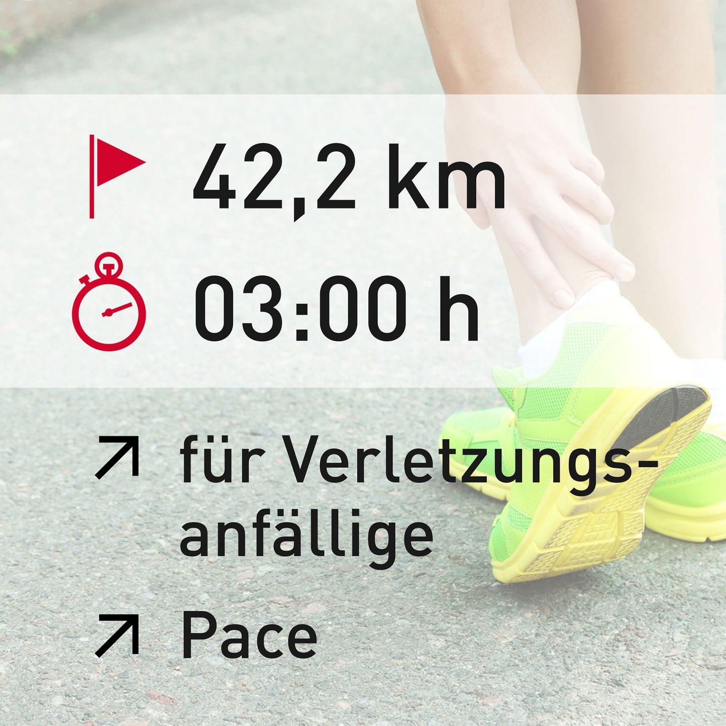 TRAININGSPLAN: 42,2 km | Verletzungsanfällige Läufer | Pace