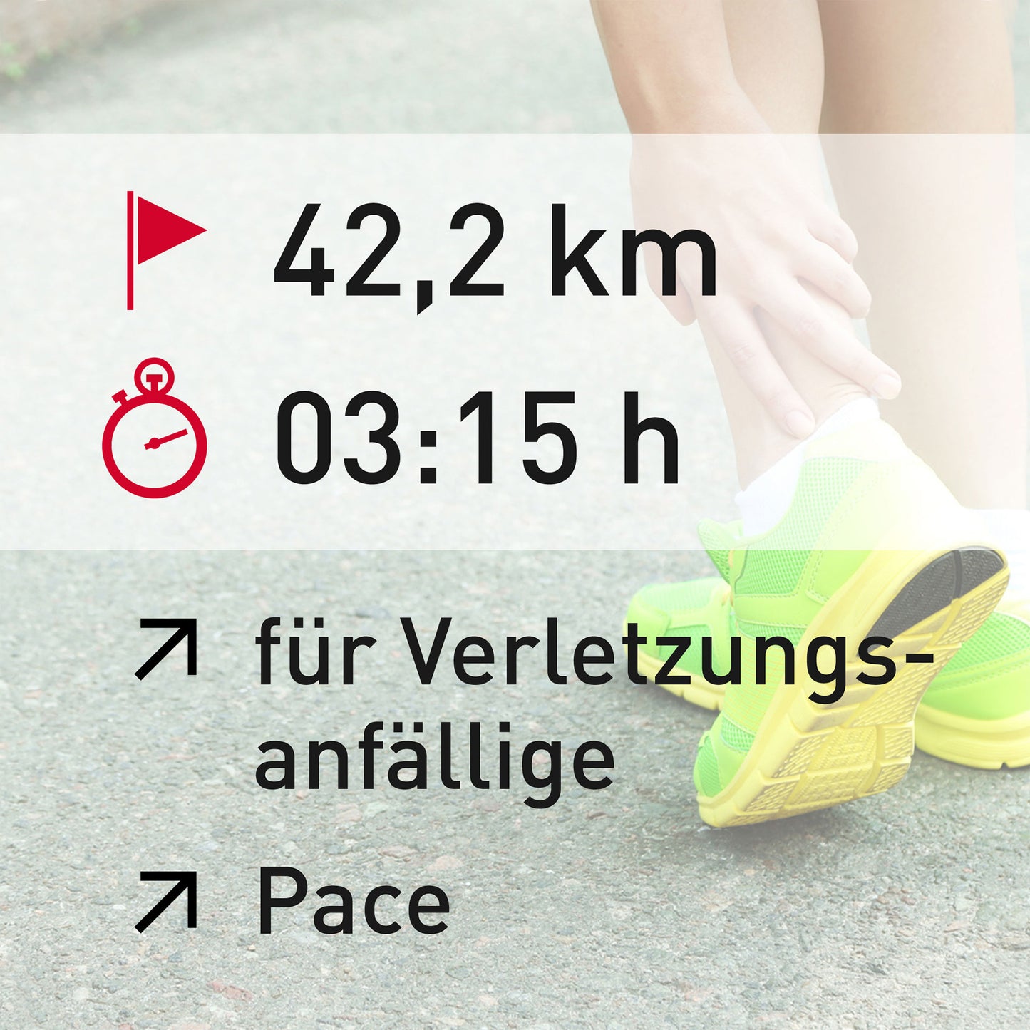 TRAININGSPLAN: 42,2 km | Verletzungsanfällige Läufer | Pace