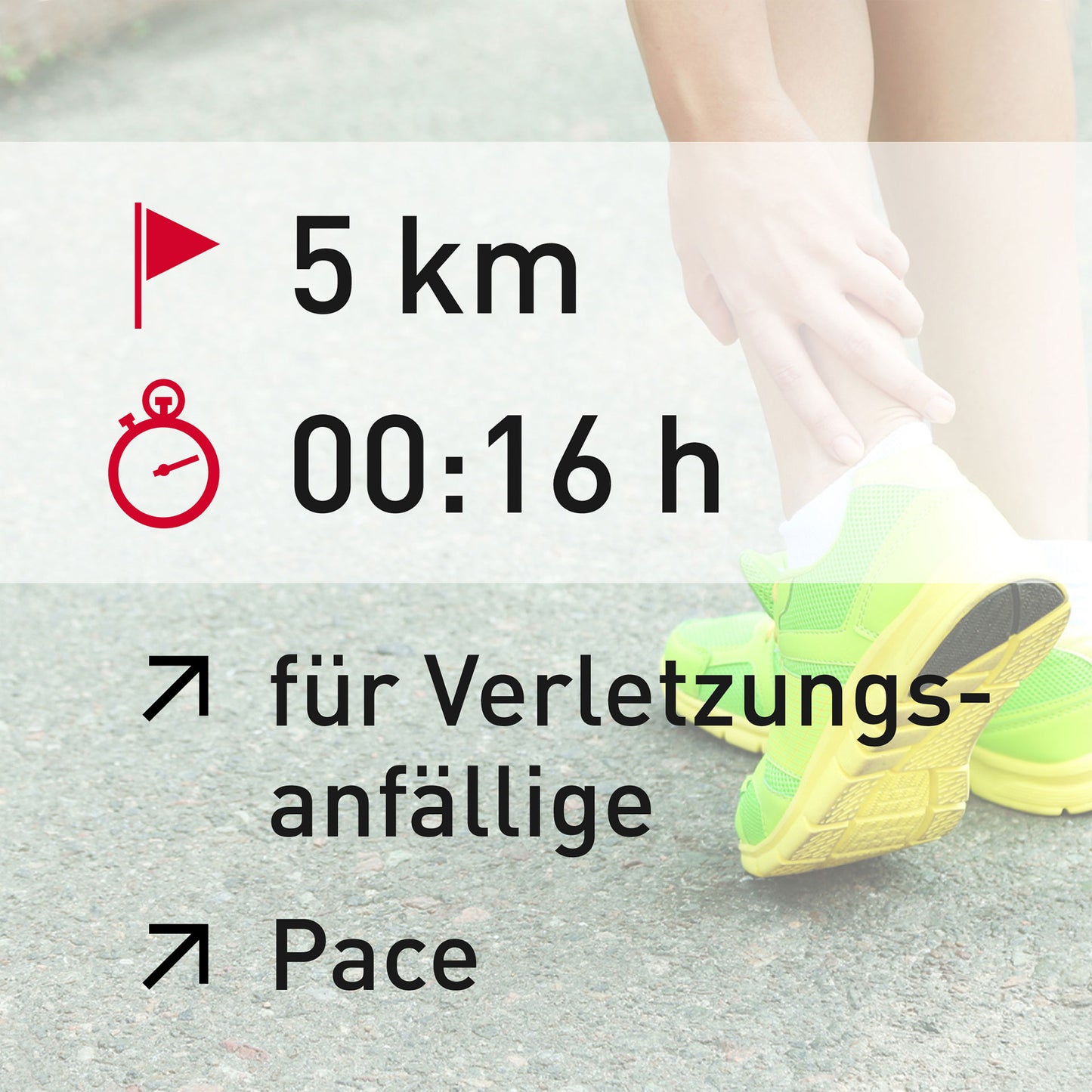 TRAININGSPLAN: 5 km | Verletzungsanfällige Läufer | Pace