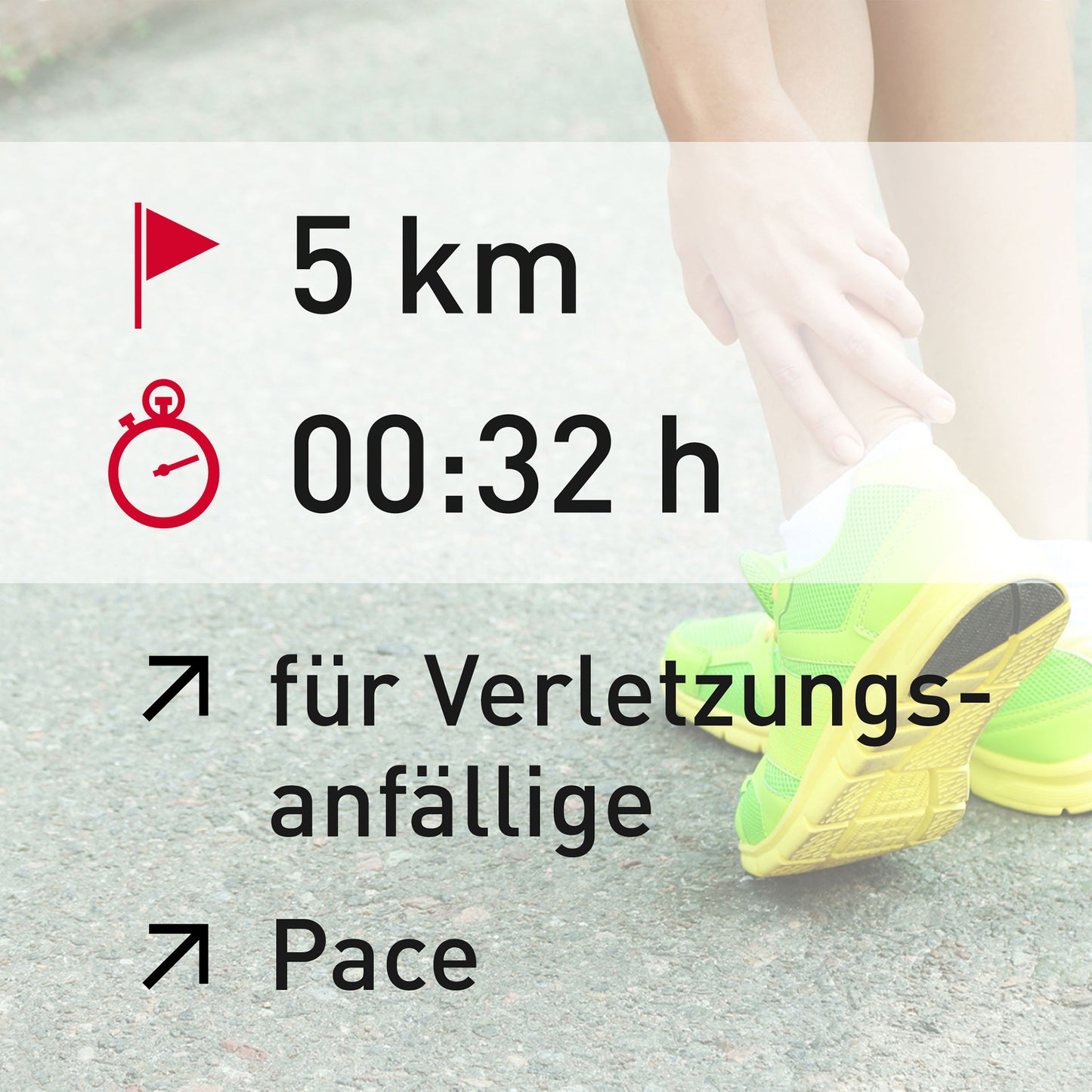 TRAININGSPLAN: 5 km | Verletzungsanfällige Läufer | Pace