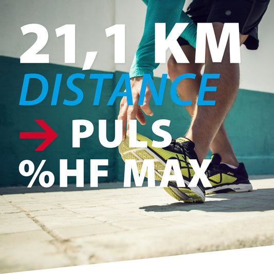 TRAININGSPLAN: 21,1 km | Distance | Puls (%HFmax)