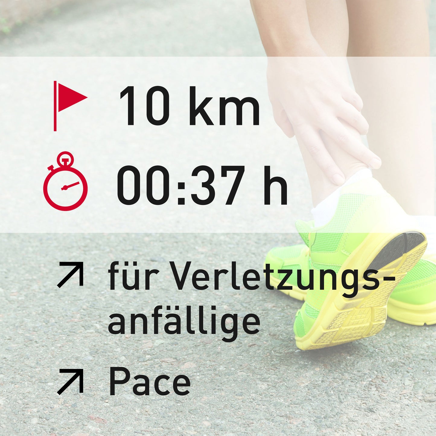 TRAININGSPLAN: 10 km | Verletzungsanfällige Läufer | Pace
