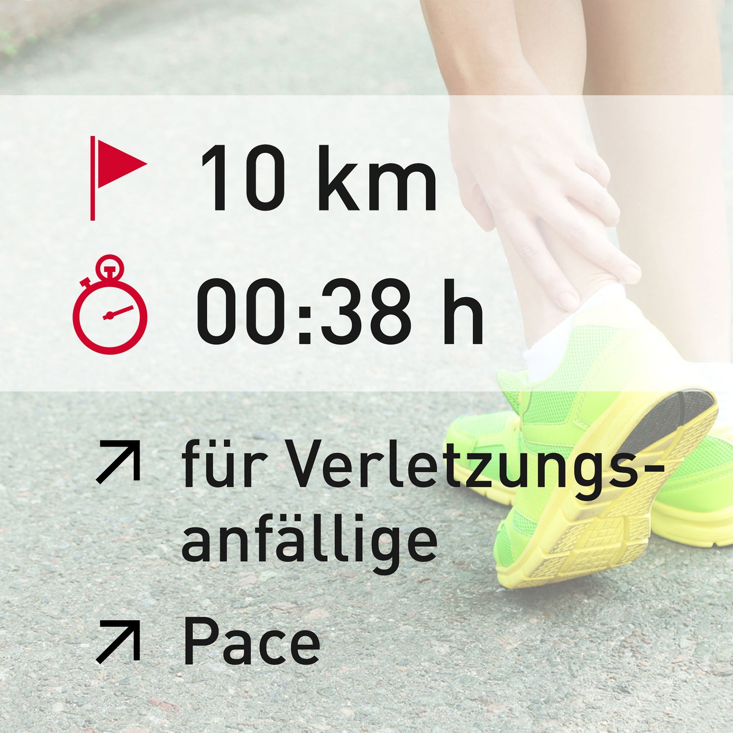 TRAININGSPLAN: 10 km | Verletzungsanfällige Läufer | Pace