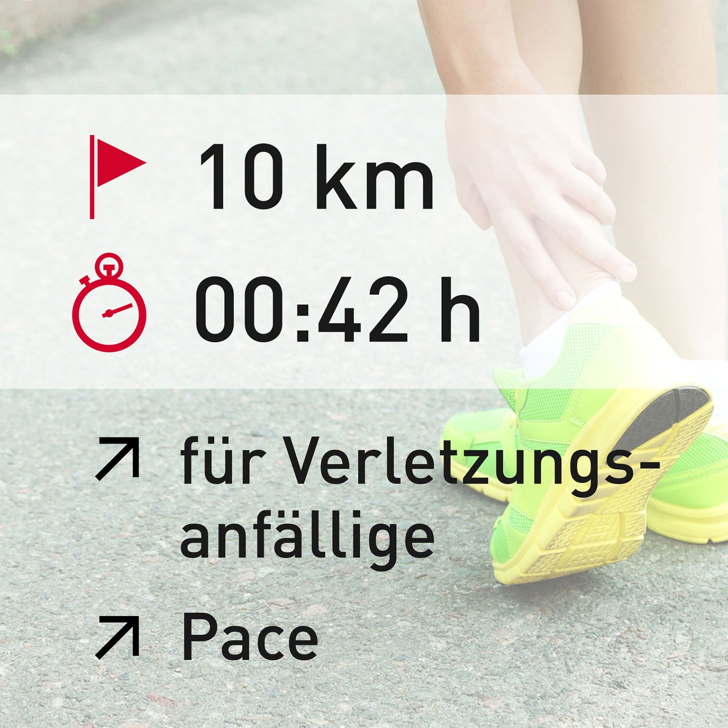 TRAININGSPLAN: 10 km | Verletzungsanfällige Läufer | Pace