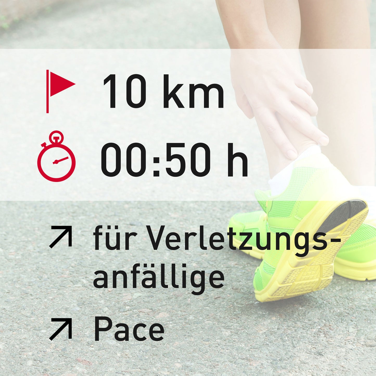 TRAININGSPLAN: 10 km | Verletzungsanfällige Läufer | Pace