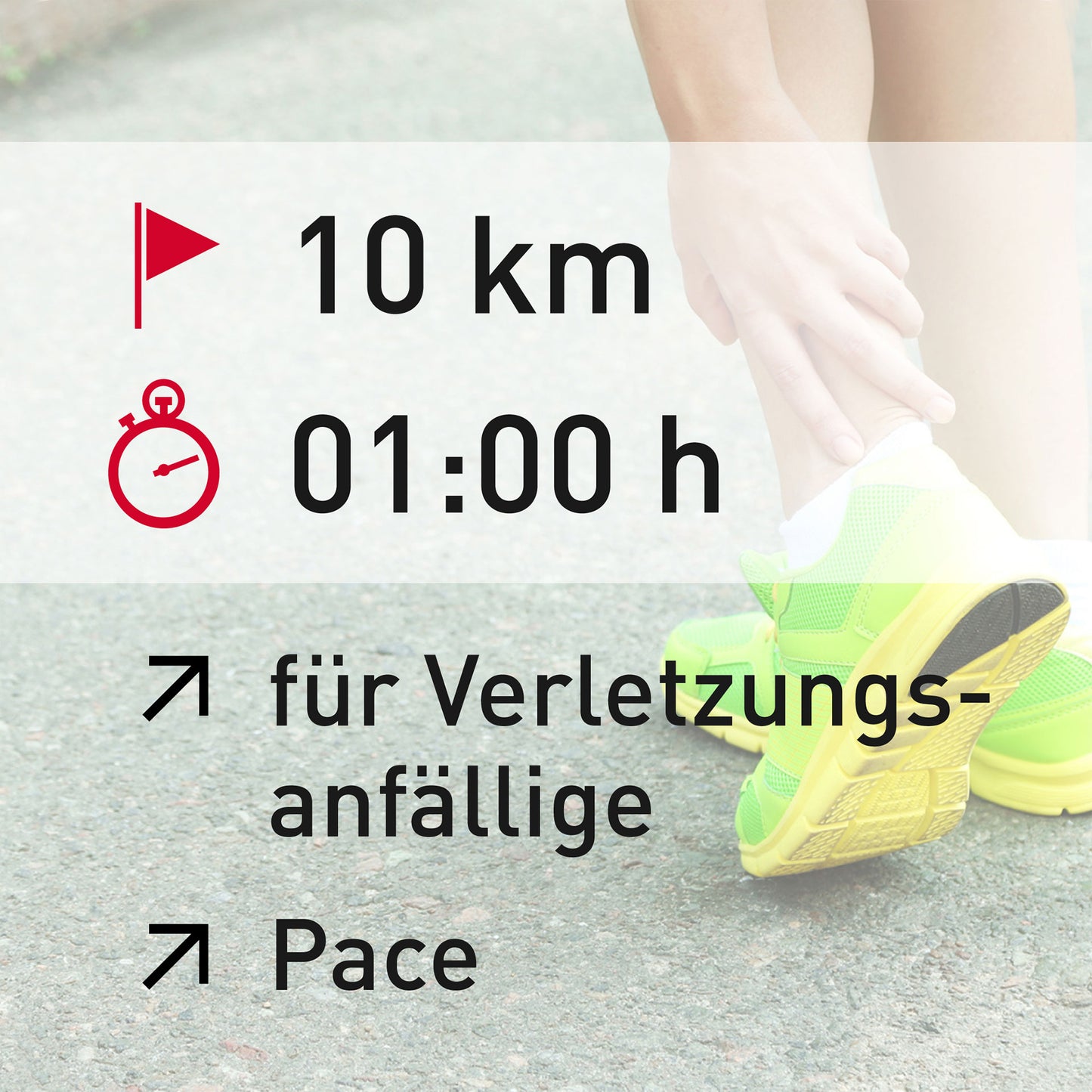 TRAININGSPLAN: 10 km | Verletzungsanfällige Läufer | Pace