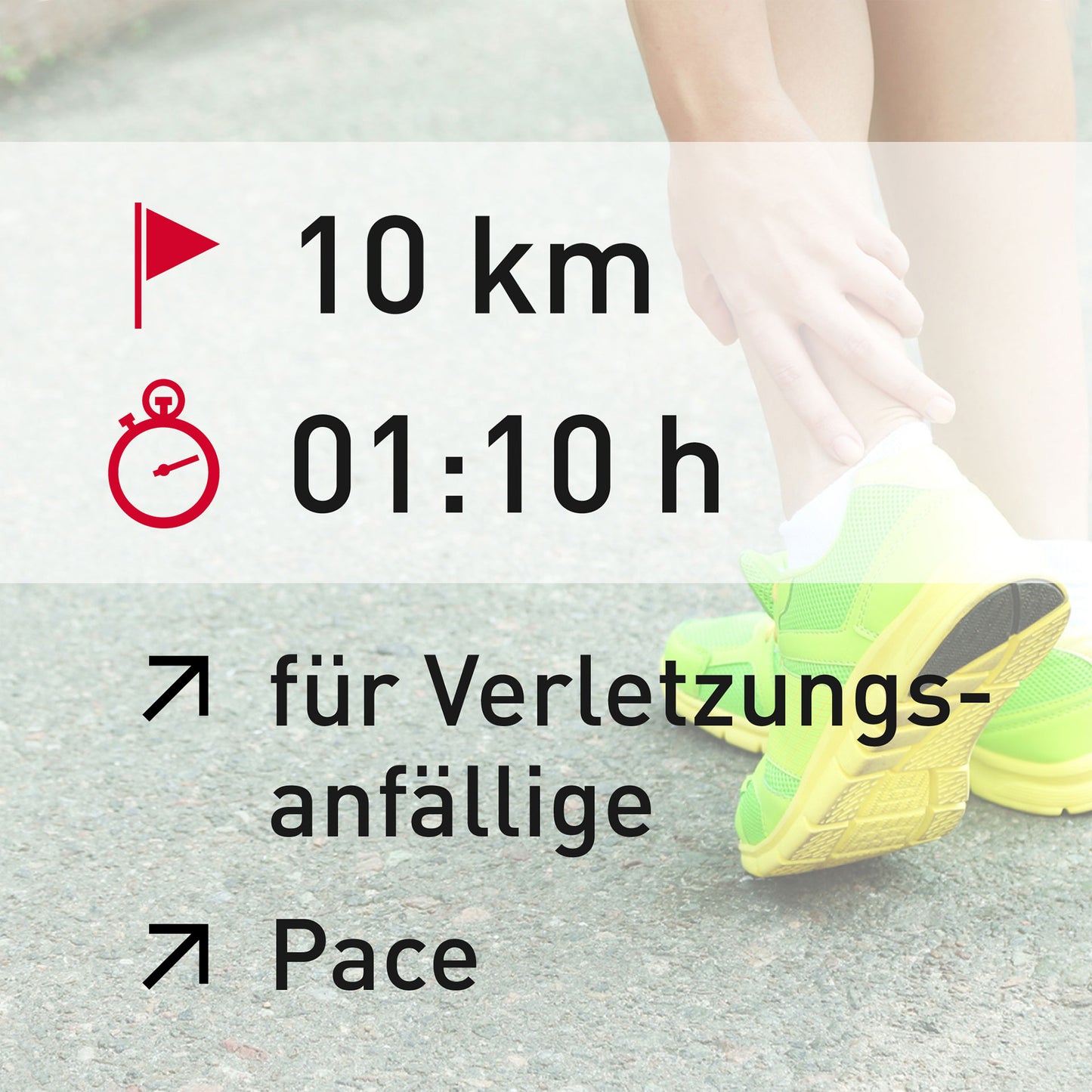 TRAININGSPLAN: 10 km | Verletzungsanfällige Läufer | Pace