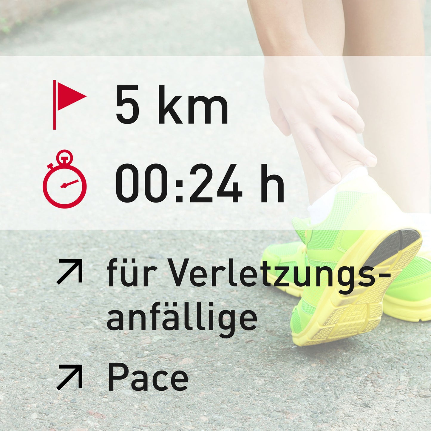 TRAININGSPLAN: 5 km | Verletzungsanfällige Läufer | Pace